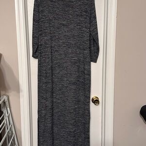 Philosophy Charcoal Long Sleeve Maxi Dress